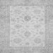 Square Oriental Gray Traditional Rug, abs496gry