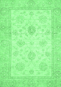 Oriental Emerald Green Traditional Rug, abs496emgrn