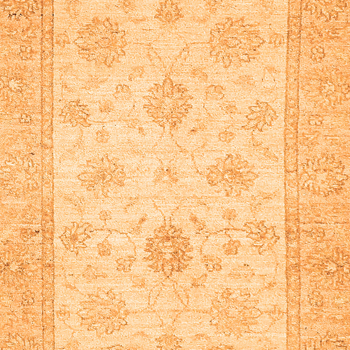 Machine Washable Oriental Orange Traditional Area Rugs, wshabs496org