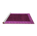 Sideview of Machine Washable Abstract Purple Modern Area Rugs, wshabs4970pur