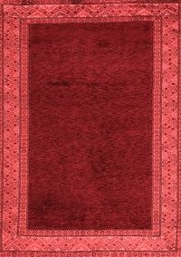 Abstract Red Modern Rug, abs4970red