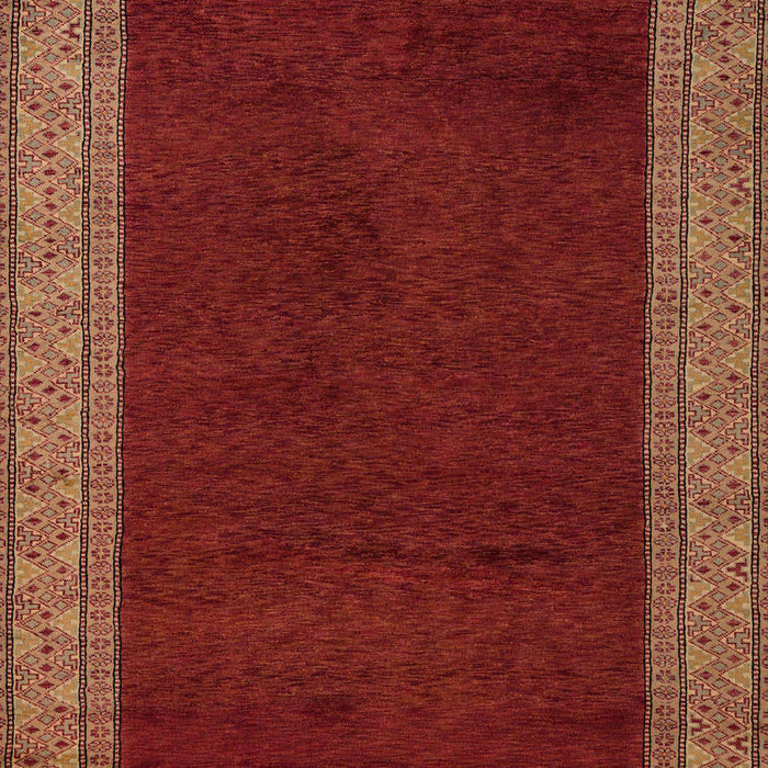 Machine Washable Abstract Red Rug, wshabs4970