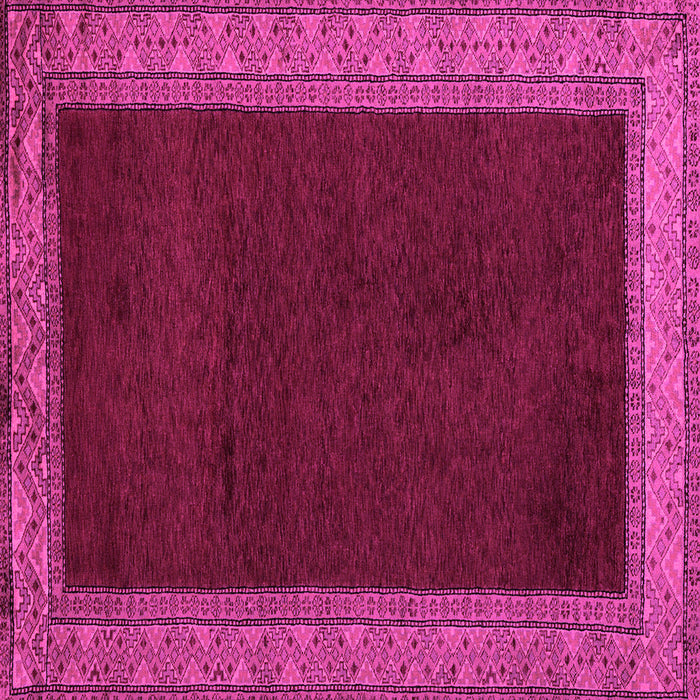 Square Abstract Pink Modern Rug, abs4970pnk