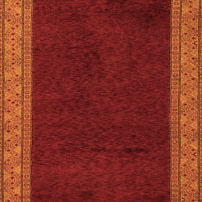 Machine Washable Abstract Orange Modern Area Rugs, wshabs4970org