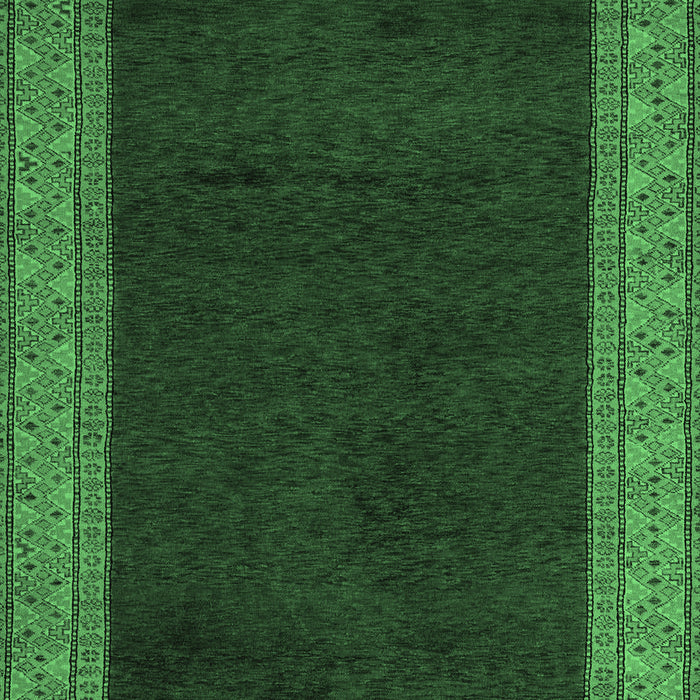 Machine Washable Abstract Emerald Green Modern Area Rugs, wshabs4970emgrn