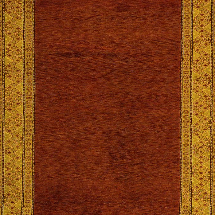 Abstract Yellow Modern Rug, abs4970yw