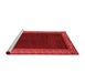 Modern Red Washable Rugs