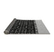 Sideview of Abstract Gray Modern Rug, abs4971gry