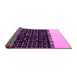 Sideview of Abstract Purple Modern Rug, abs4971pur