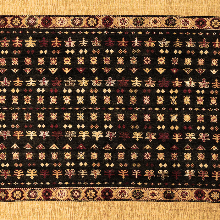 Machine Washable Abstract Brown Modern Rug, wshabs4971brn