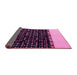 Sideview of Abstract Pink Modern Rug, abs4971pnk