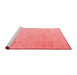 Modern Red Washable Rugs