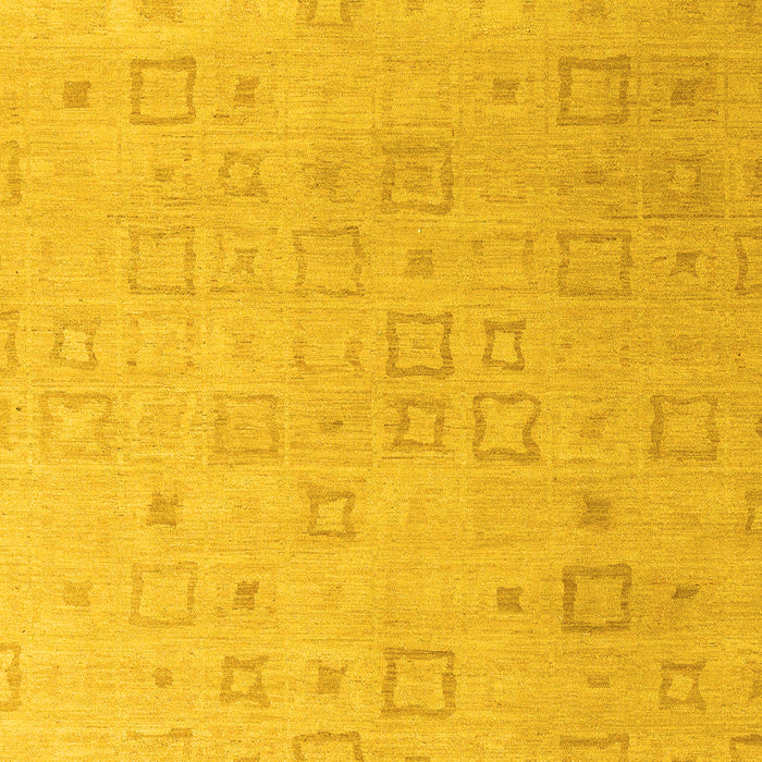 Solid Yellow Modern Rug, abs4972yw
