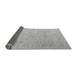 Sideview of Solid Gray Modern Rug, abs4972gry