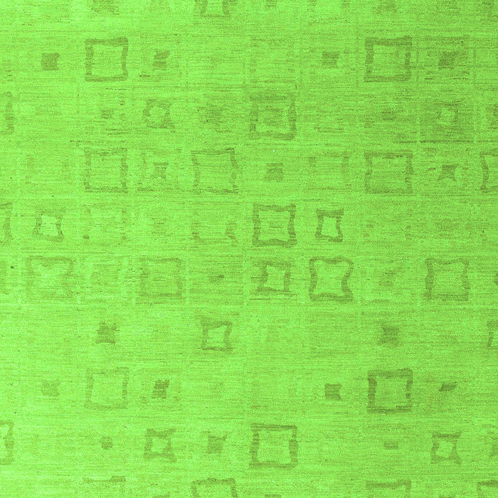 Machine Washable Solid Green Modern Area Rugs, wshabs4972grn