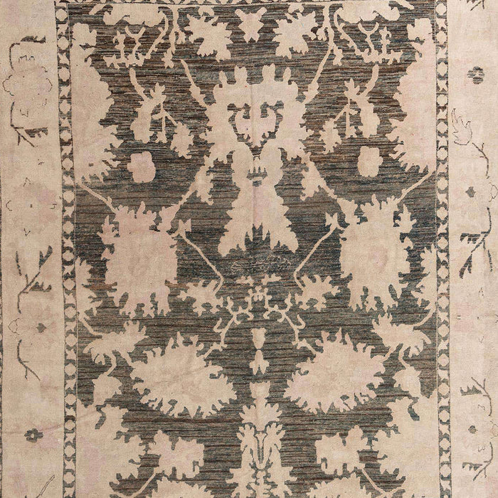 Abstract Pastel Orange Modern Rug, abs4973