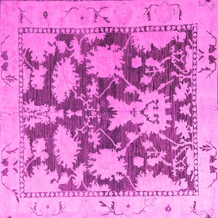 Square Abstract Pink Modern Rug, abs4973pnk