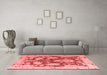 Modern Red Washable Rugs