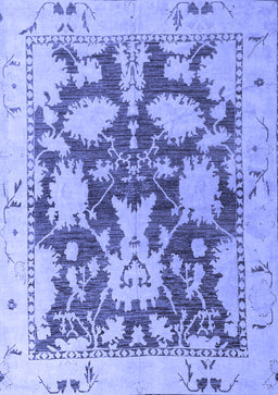 Abstract Blue Modern Rug, abs4973blu