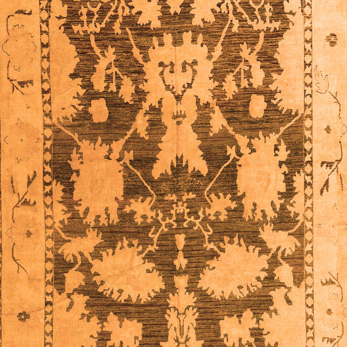 Abstract Orange Modern Rug, abs4973org