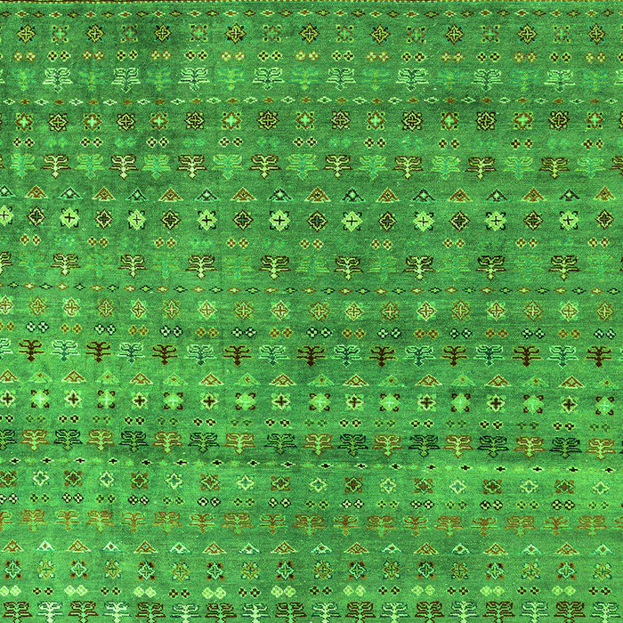 Abstract Green Modern Rug, abs4974grn