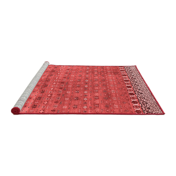 Modern Red Washable Rugs