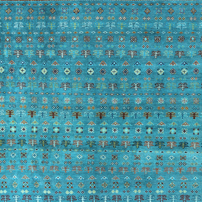 Abstract Light Blue Modern Rug, abs4974lblu