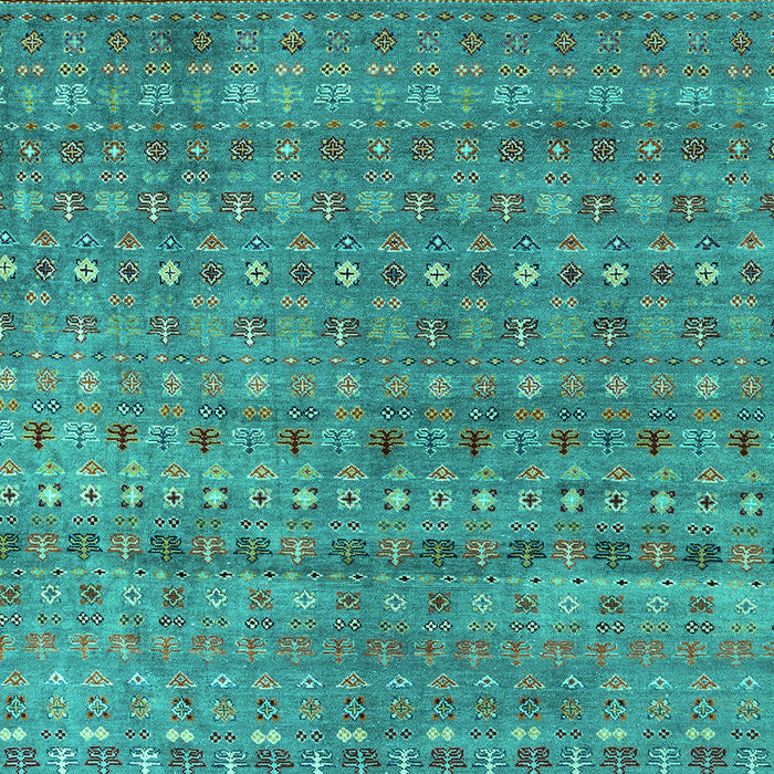 Machine Washable Abstract Turquoise Modern Area Rugs, wshabs4974turq