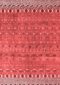 Abstract Red Modern Rug, abs4974red