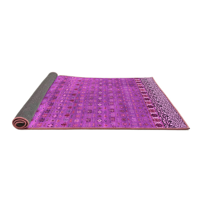 Sideview of Abstract Pink Modern Rug, abs4974pnk
