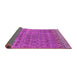 Sideview of Abstract Pink Modern Rug, abs4974pnk