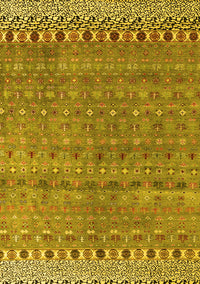 Abstract Yellow Modern Rug, abs4974yw