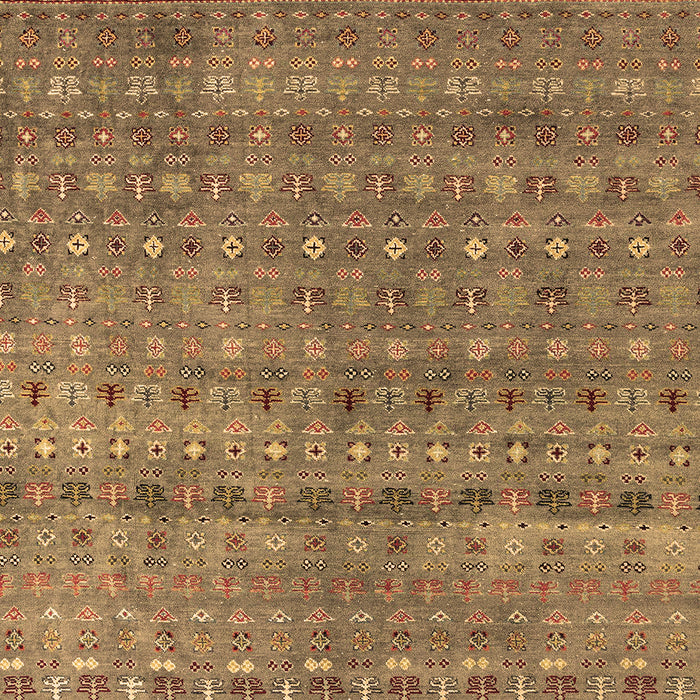 Abstract Brown Modern Rug, abs4974brn