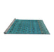 Sideview of Machine Washable Abstract Light Blue Modern Rug, wshabs4974lblu