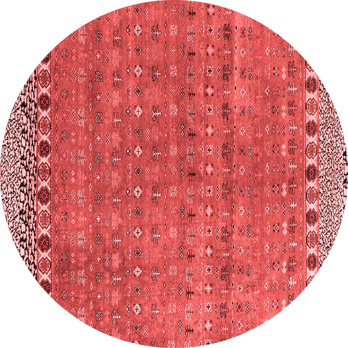 Machine Washable Abstract Red Modern Rug, wshabs4974red