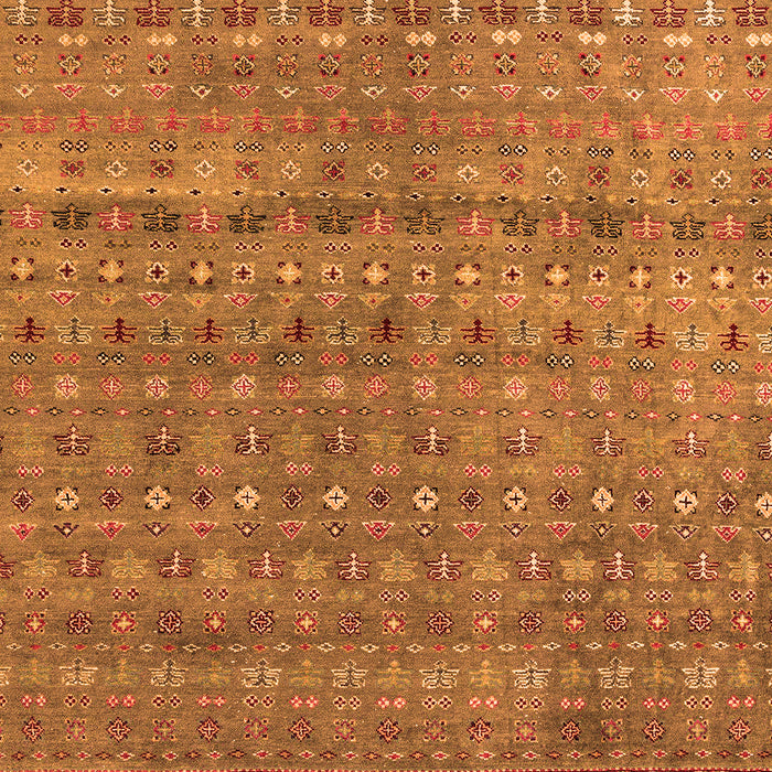 Abstract Orange Modern Rug, abs4974org