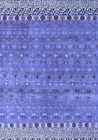 Abstract Blue Modern Rug, abs4974blu