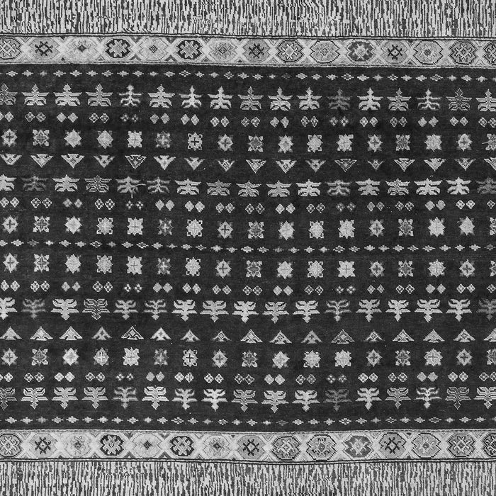 Machine Washable Abstract Gray Modern Rug, wshabs4975gry