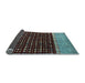 Sideview of Abstract Light Blue Modern Rug, abs4975lblu