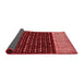 Abstract Red Modern Area Rugs