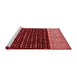 Modern Red Washable Rugs