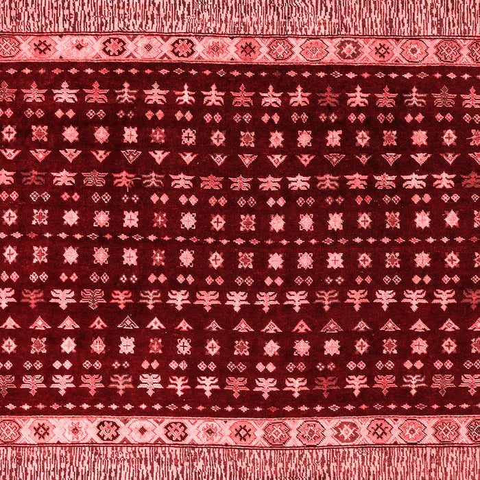 Machine Washable Abstract Red Modern Rug, wshabs4975red