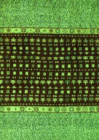 Abstract Green Modern Rug, abs4975grn