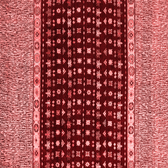 Machine Washable Abstract Red Modern Rug, wshabs4975red