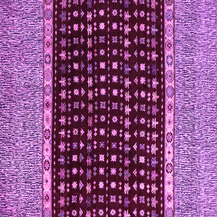 Square Machine Washable Abstract Purple Modern Area Rugs, wshabs4975pur