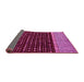 Sideview of Abstract Pink Modern Rug, abs4975pnk