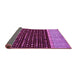 Sideview of Abstract Purple Modern Rug, abs4975pur