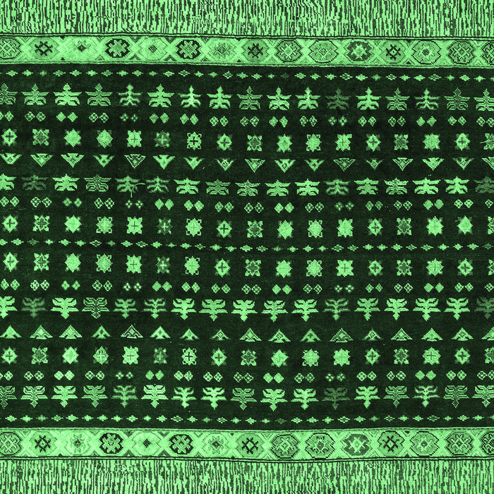 Machine Washable Abstract Emerald Green Modern Area Rugs, wshabs4975emgrn
