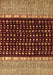 Machine Washable Abstract Brown Modern Rug, wshabs4975brn