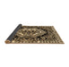 Sideview of Medallion Brown French Rug, abs4976brn